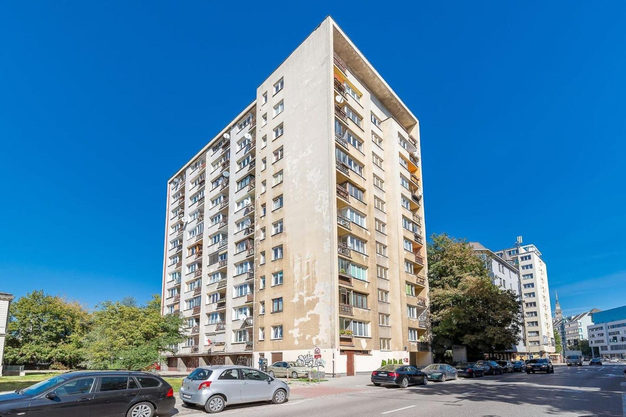 Navy Aesthetic Apartment With Balcony By Noclegi Renters Warszawa Exteriör bild